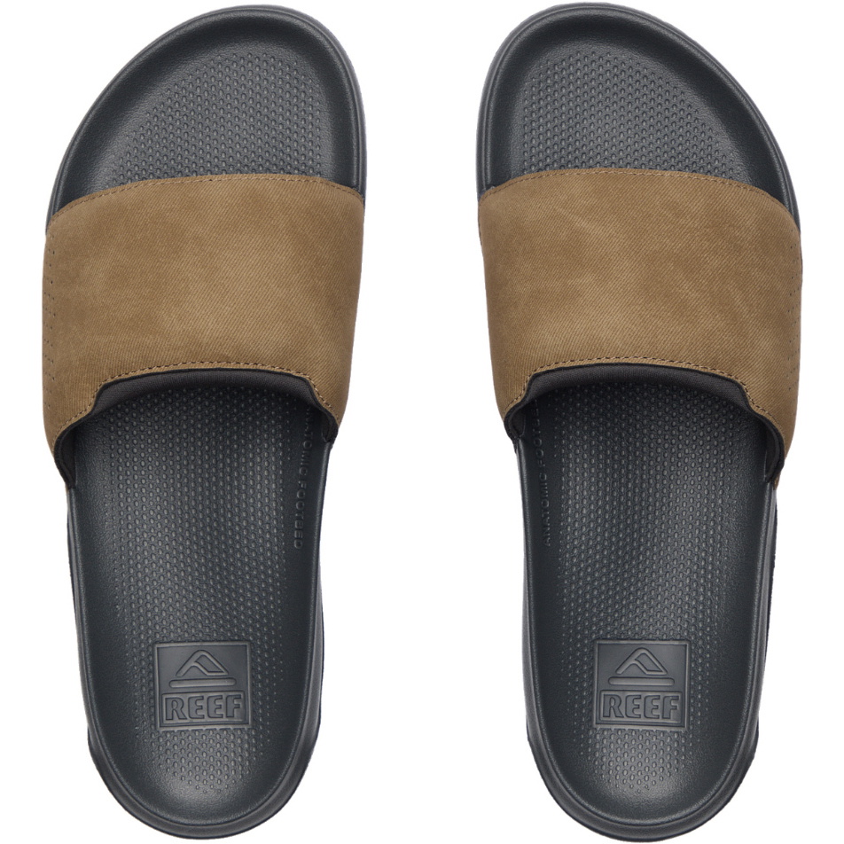 2026 Reef Mens Tailslide Sandals CJ8560 - Grey / Tan